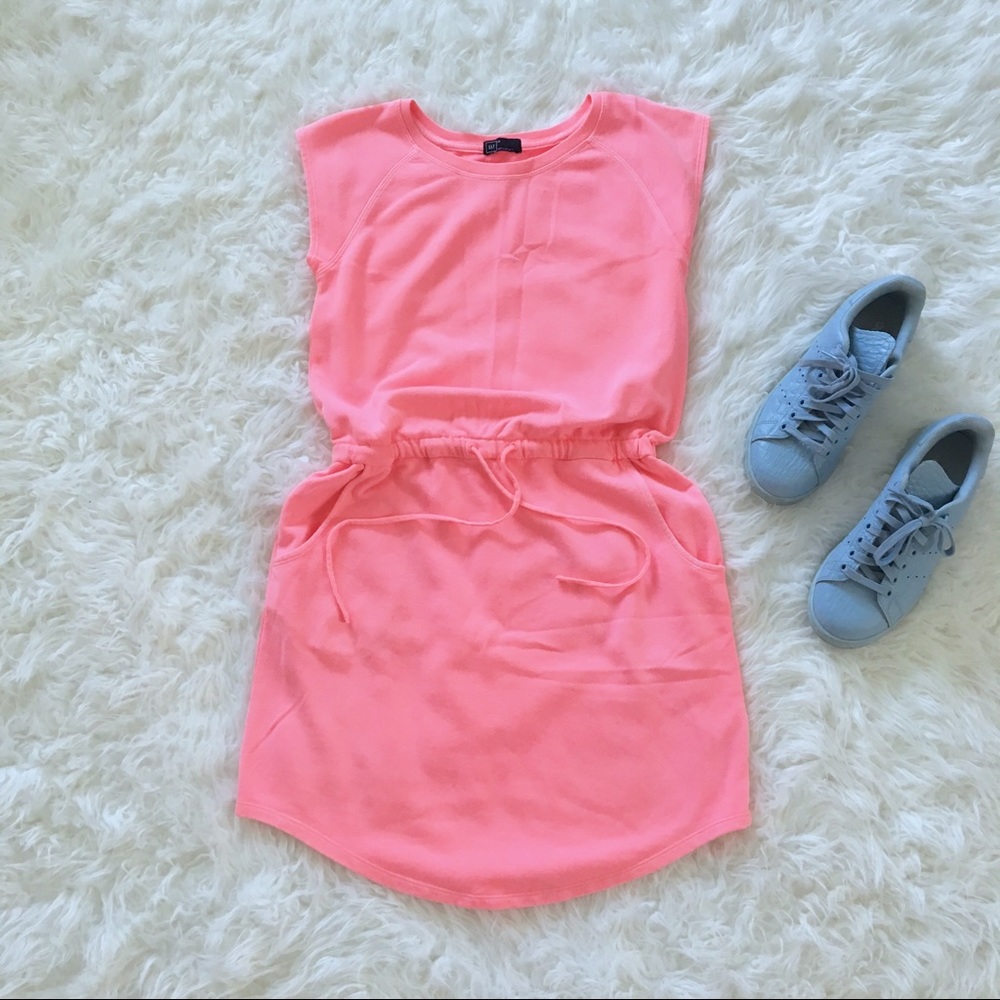 GAP Drawstring Sweatshirt Dress